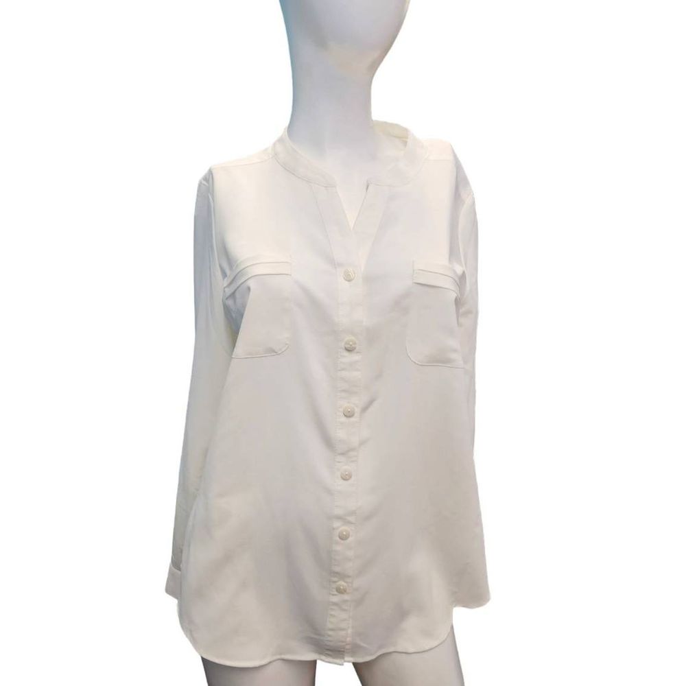 Covington Essentials Off White Pullover Dress Top… - image 2